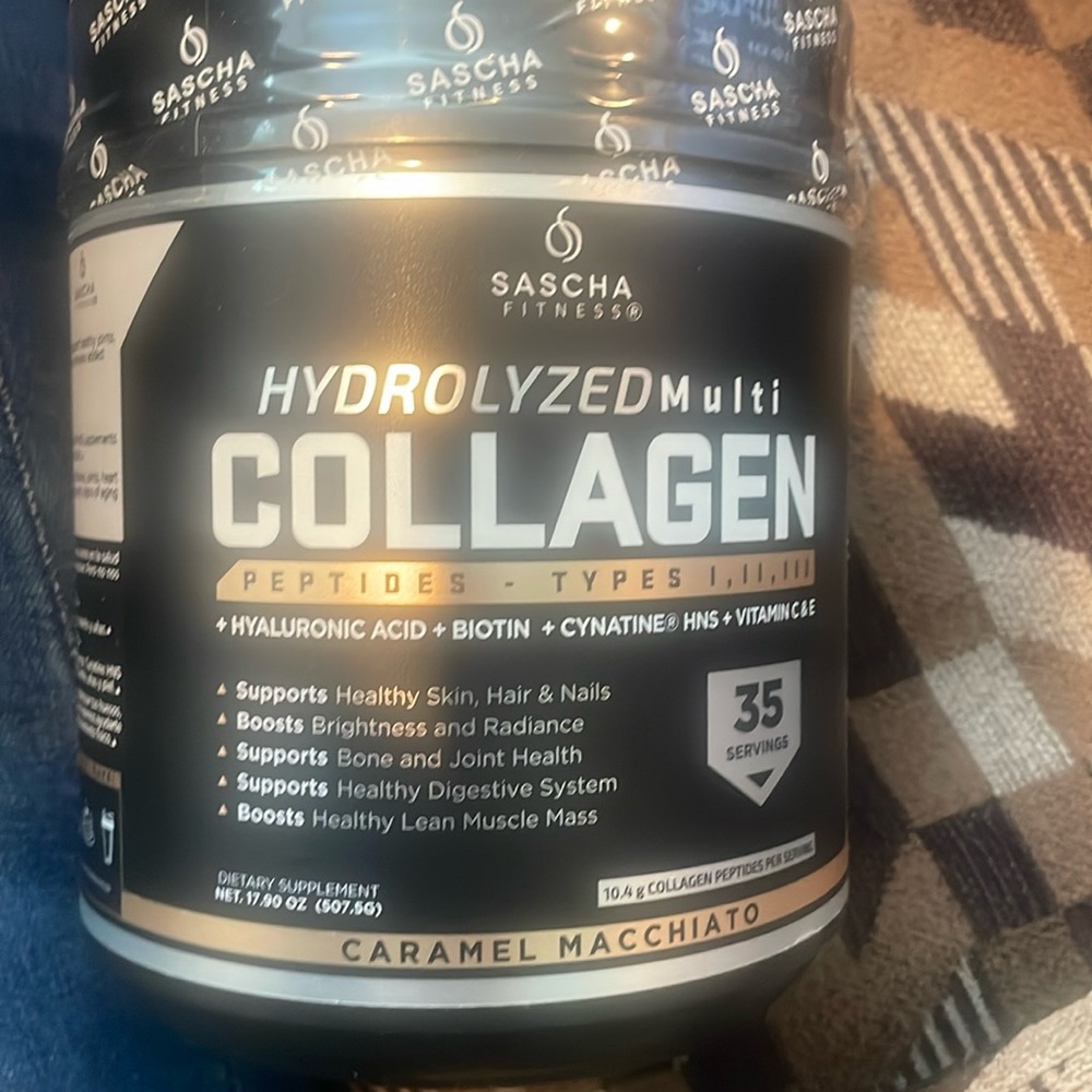 Sascha fitness/ hydrolized multi collagen / caramel macchiato
